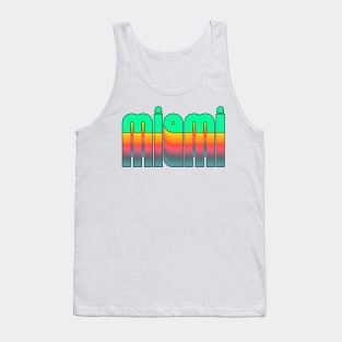 Miami Florida Pride Retro Style Represent Tank Top